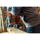 BLACK+DECKER 18V Brushless accuschroefklopboormachine klopboorschroevendraaier Zwart/oranje, Accu en oplader niet inbegrepen