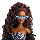 Barbie Signature - 65th Anniversary Collectible - Brown hair, black and white gown Pop 65e verjaardag