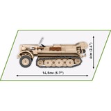 COBI Historical Collection - Sd.Kfz 10 Demag D7 Constructiespeelgoed Schaal 1:35