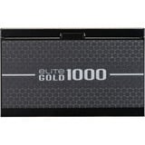 Cooler Master Elite Gold 1000 1000 watt voeding  Zwart, 1x 12V-2x6, 3x PCIe