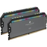 Corsair 32 GB DDR5-5200 Kit werkgeheugen Grijs, CMT32GX5M2B5200Z40, Dominator Platinum RGB, XMP 3.0, EXPO