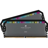 Corsair 32 GB DDR5-5200 Kit werkgeheugen Grijs, CMT32GX5M2B5200Z40, Dominator Platinum RGB, XMP 3.0, EXPO
