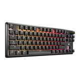 Corsair K70 CORE TKL RGB mechanisch gaming toetsenbord Zwart, US lay-out (QWERTY), Corsair MLX Red v2, 80% (TKL)	, RGB, ABS Double shot, Hot-swap