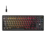 Corsair K70 CORE TKL RGB mechanisch gaming toetsenbord Zwart, US lay-out (QWERTY), Corsair MLX Red v2, 80% (TKL)	, RGB, ABS Double shot, Hot-swap
