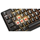 Corsair K70 CORE TKL RGB mechanisch gaming toetsenbord Zwart, US lay-out (QWERTY), Corsair MLX Red v2, 80% (TKL)	, RGB, ABS Double shot, Hot-swap