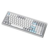 Ducky Cushion 98 RGB mechanisch gaming toetsenbord Zilver, US lay-out (QWERTY), 96%, RGB, PBT Cherry, USB-C / 2,4 GHz / Bluetooth