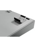 Ducky Cushion 98 RGB mechanisch gaming toetsenbord Zilver, US lay-out (QWERTY), 96%, RGB, PBT Cherry, USB-C / 2,4 GHz / Bluetooth