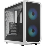 Fractal Design Focus 2 RGB White TG Clear Tint tower-behuizing Wit, Window-Kit