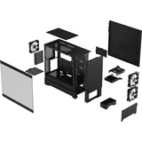 Fractal Design Pop Air RGB Black TG Clear Tint Tower-behuizing Zwart | Window-Kit