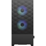 Fractal Design Pop Air RGB Black TG Clear Tint midi tower behuizing Zwart | 2x USB-A | RGB | Window