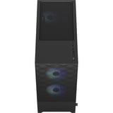 Fractal Design Pop Air RGB Black TG Clear Tint midi tower behuizing Zwart | 2x USB-A | RGB | Window