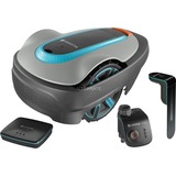 GARDENA Smart system SILENO City 500 Set grasmaaier Grijs/turquoise, 19200-66, accu en oplader inbegrepen