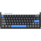 Iqunix EZ63 Magnetic Switch Gaming HE Keyboard, gaming toetsenbord Zwart/blauw, US lay-out, US-International, Gateron Magnetic Jade Gaming, 60%, RGB, Double Shot PBT Keycaps