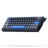 Iqunix EZ63 Magnetic Switch Gaming HE Keyboard, gaming toetsenbord Zwart/blauw, US lay-out, US-International, Gateron Magnetic Jade Gaming, 60%, RGB, Double Shot PBT Keycaps
