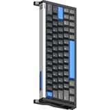 Iqunix EZ63 Magnetic Switch Gaming HE Keyboard, gaming toetsenbord Zwart/blauw, US lay-out, US-International, Gateron Magnetic Jade Gaming, 60%, RGB, Double Shot PBT Keycaps