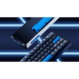 Iqunix EZ63 Magnetic Switch Gaming HE Keyboard, gaming toetsenbord Zwart/blauw, US lay-out, US-International, Gateron Magnetic Jade Gaming, 60%, RGB, Double Shot PBT Keycaps