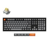 Keychron K10 Max-H14 RGB mechanisch toetsenbord Zwart, US lay-out (QWERTY), 100%, RGB leds, OSA Double-shot PBT, hot swap, USB-C | 2.4 GHz | Bluetooth 5.1