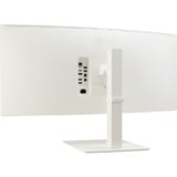 LG UltraWide 38WR85QC-W 37.5" curved monitor Wit, 2x HDMI, 1x DisplayPort, USB-A, USB-C, RJ45, 144 Hz