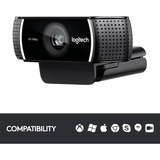 Logitech C922 Pro Stream Webcam Zwart