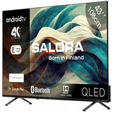 Salora 43QLED320 43" Ultra HD Led-tv Zwart, 3x HDMI, WLAN, BT, Smart tv