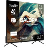 Salora 43QLED320 43" Ultra HD Led-tv Zwart, 3x HDMI, WLAN, BT, Smart tv