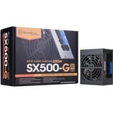 SilverStone SST-SX500-G V1.1 modulaire 500 watt voeding  Zwart, 2x PCIe