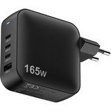 Sitecom 165W GaN Power Delivery wandoplader Zwart