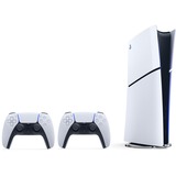 Sony PlayStation 5 Digital Edition (Slim) + Twee DualSense draadloze controllers spelconsole Wit/zwart