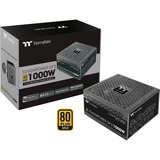 Thermaltake Toughpower GF3 1000W voeding Zwart, 5x PCIe, Kabel-management