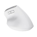 Trust Bayo+ - Ergonomische Muis Verticaal Draadloos  Wit, 800-2400 Dpi, 2,4GHz, 2x Bluetooth