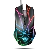 Trust GXT 160X Ture RGB Gaming Mouse Zwart, 200 dpi - 4500 dpi, RGB led