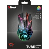 Trust GXT 160X Ture RGB Gaming Mouse Zwart, 200 dpi - 4500 dpi, RGB led