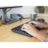 Trust Trezo Comfort draadloze toetsenbord- en muisset desktopset Zwart, US lay-out (QWERTY), 100%