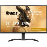 iiyama G-Master Gold Phoenix GB3290QSU-B1 31.5" gaming monitor Zwart (mat), 240Hz, HDMI, DisplayPort, USB-C, Audio, AMD FreeSync
