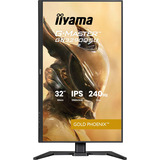 iiyama G-Master Gold Phoenix GB3290QSU-B1 31.5" gaming monitor Zwart (mat), 240Hz, HDMI, DisplayPort, USB-C, Audio, AMD FreeSync