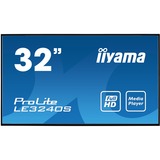 iiyama ProLite LE3240S-B3 31.5" Public Display Zwart, VGA, HDMI, LAN, Audio