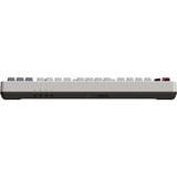8BitDo Retro Mechanical Keyboard N Edition, gaming toetsenbord Grijs/donkerrood, Britse lay-out, Kailh Box White, TKL, Bluetooth Low Energy, Wireless 2.4G, USB