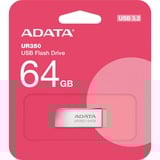 ADATA UR350 64 GB usb-stick nikkel/bruin, USB-A 3.2 Gen 1 (5 Gbit/s)