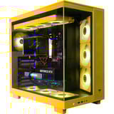 ALTERNATE Thunderstorm Pro Ryzen 7 - 5080 Limited Edition gaming pc Donkergeel/zwart | R7 9850X3D | RTX 5080 | 32 GB | 2 TB SSD