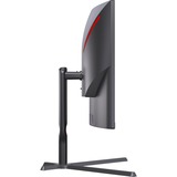 AOC CQ32G3SU/BK 32" Curved Gaming Monitor Zwart/rood, 2x HDMI, 1x DisplayPort, Sound, Curved, 165Hz