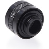 Alphacool Eiszapfen PRO 13 mm HardTube Fitting G1/4 - Deep Black verbinding Zwart (mat)