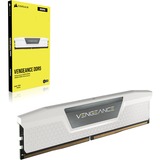 Corsair 32 GB DDR5-5600 Kit werkgeheugen Wit, CMK32GX5M2B5600C36W, VENGEANCE DDR5, XMP 3.0