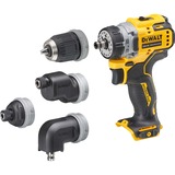 DEWALT DCD703NT-XJ 12V XR Multi-Head Boormachine schroeftol Geel/zwart, Incl. T STAK-Box + 4x gereedschapshouders, Accu en oplader niet inbegrepen