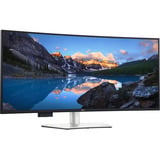 Dell UltraSharp U4025QW 40" 4K Ultra HD Curved UltraWide monitor Zilver, 1x DisplayPort, 1x HDMI, 3x USB-C, 5x USB-A, 2x Thunderbolt, 1x RJ-45, 120 Hz, HDMI, DisplayPort, Thunderbolt 4, USB-C, Audio, LAN, 120 Hz