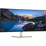 Dell UltraSharp U4025QW 40" 4K Ultra HD Curved UltraWide monitor Zilver, 1x DisplayPort, 1x HDMI, 3x USB-C, 5x USB-A, 2x Thunderbolt, 1x RJ-45, 120 Hz, HDMI, DisplayPort, Thunderbolt 4, USB-C, Audio, LAN, 120 Hz
