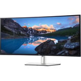 Dell UltraSharp U4025QW 40" 4K Ultra HD Curved UltraWide monitor Zilver, 1x DisplayPort, 1x HDMI, 3x USB-C, 5x USB-A, 2x Thunderbolt, 1x RJ-45, 120 Hz, HDMI, DisplayPort, Thunderbolt 4, USB-C, Audio, LAN, 120 Hz