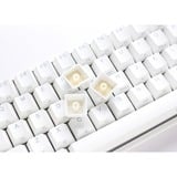 Ducky One 2 Pro Mini White Classic RGB mechanisch gaming toetsenbord Wit, US lay-out (QWERTY), Cherry MX Silent Red, 60%, RGB led, Double-shot PBT, QUACK Mechanics