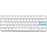 Ducky One 2 Pro Mini White Classic, gaming toetsenbord Wit, US lay-out, Cherry MX Silent Red, RGB led, Double-shot PBT, QUACK Mechanics, 60%