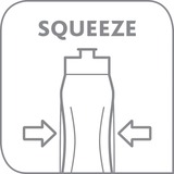 Emsa Squeeze Sport Drinkfles, 0,6 Liter Blauw