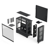 Fractal Design Pop 2 Air midi tower behuizing Zwart | 1x USB-A | 1x USB-C | Tempered Glass